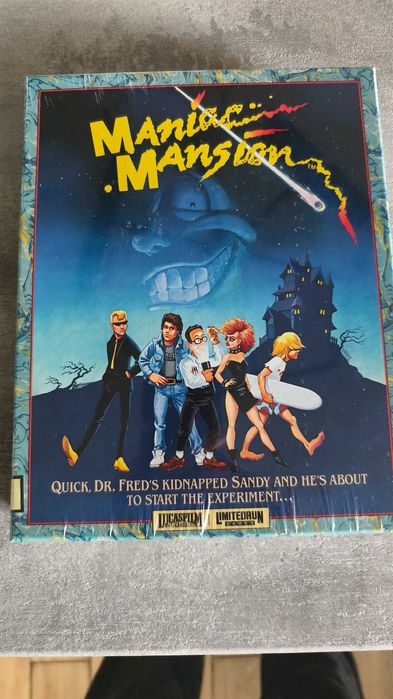 Maniac Mansion PC Big Box LRG Nowy/Folia