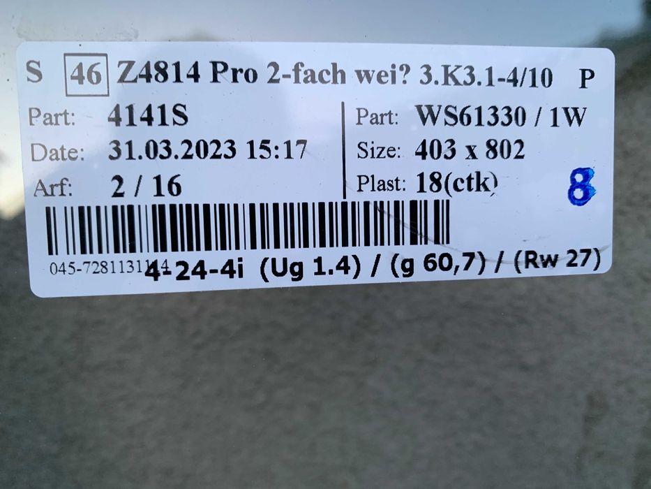 Okno plastikowe  53x93 50x90 NOWE lewe