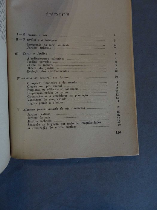 Livro O Nosso Jardim - Marques de Almieda
