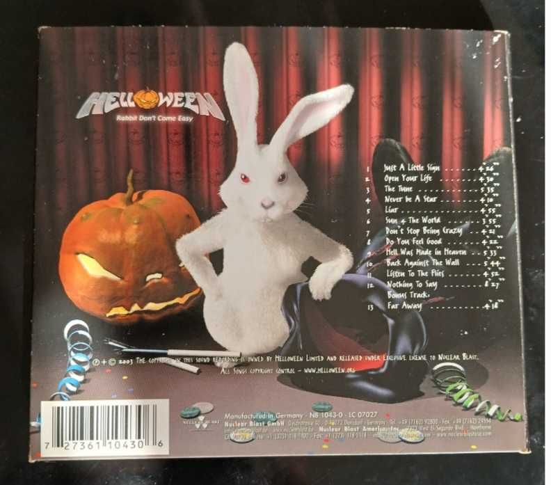 Helloween - Rabbit Don't Come Easy digipak