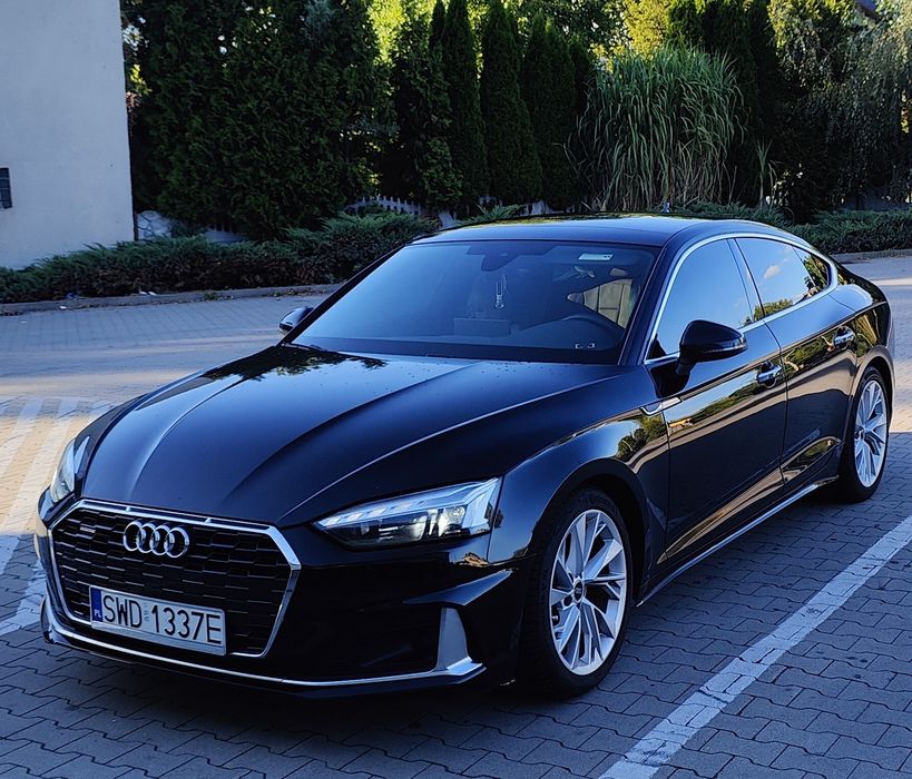 Audi A5 2.0 benzyna TURBO, 2023r, 40 tyś km przebiegu, mega zadbany