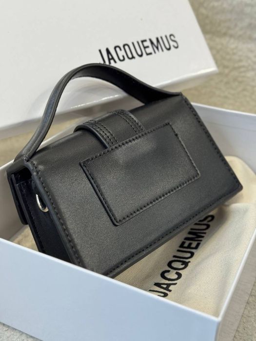 Сумка Jacquemus в коробці чорна і коричнева менша