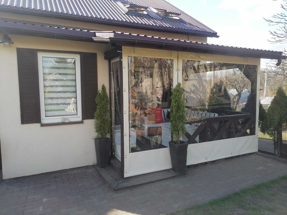 Plandeki , rolety na tarasy , altany , ogródki restauracyjne