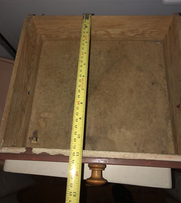 Movel gavetas vintage castanho