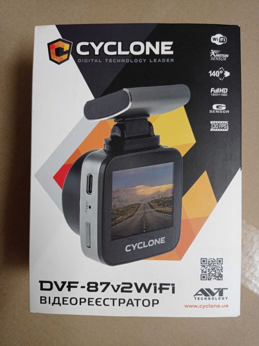 Відеореєстратор CYCLONE DVF-87 WIFI