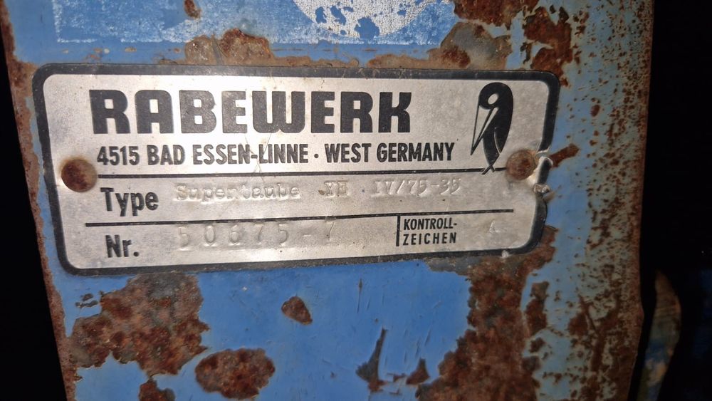 Pług obrotowy 4  Rabewerk nie Lemke  3+1 n