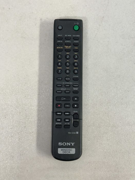 Pilot Oryginalny Sony RM-D10E Minidisc