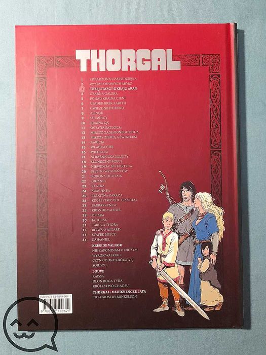 Trzej starcy z kraju Aran / Thorgal 3 / Czerwona Kolekcja Hachette /1