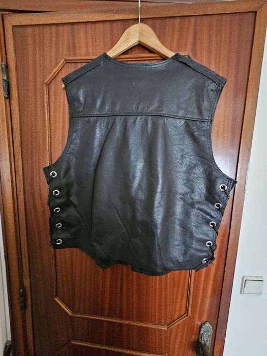 Colete motard pele