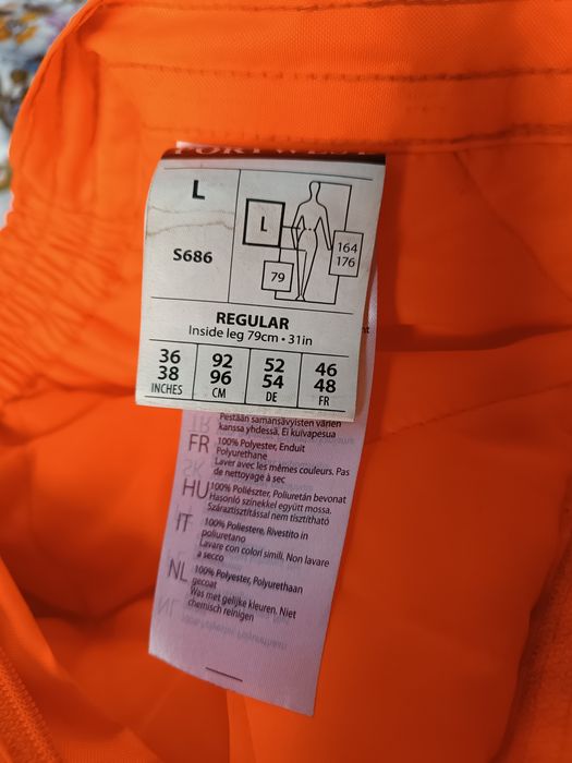 Spodnie robocze ocieplane męskie