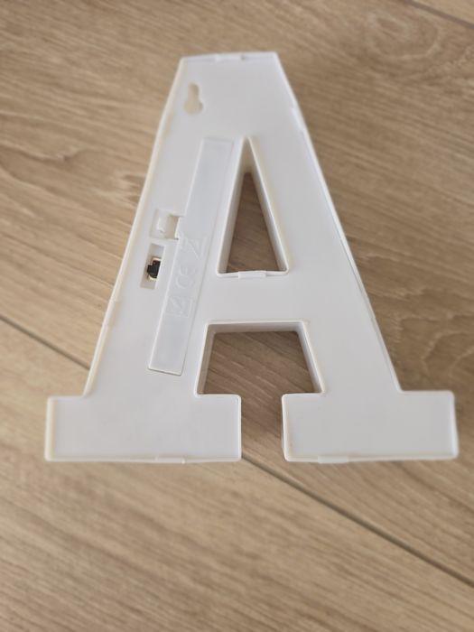 Litera A led 2x baterie AAA