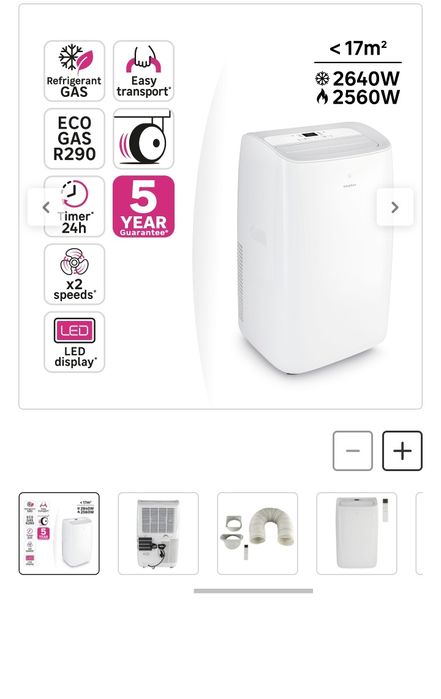 Ar condicionado portátil 9000btu