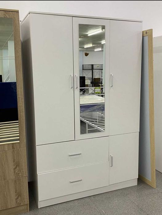 Roupeiro 3 portas com espelho NOvo Paga na ato entrega envio gratis