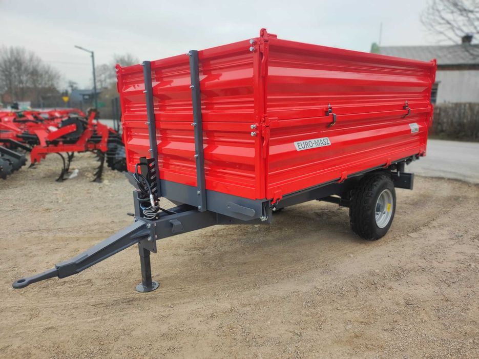 PRZYCZEPA ROLNICZA 3t jednoosiowa euro-masz WYWROTKA