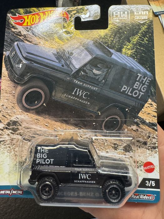 Hot wheels Premium Mercedes G-Class IWC Schaffhausen THE BIG PILOT