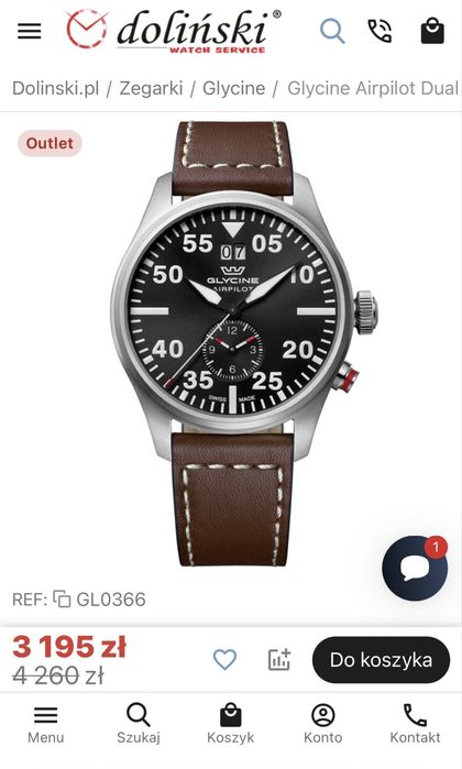 Glycine Airpilot Dual Time GL0366