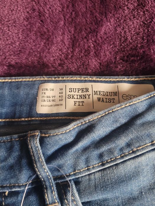 Jeansy ESMARA rozmiar 38 super skinny fit NOWE