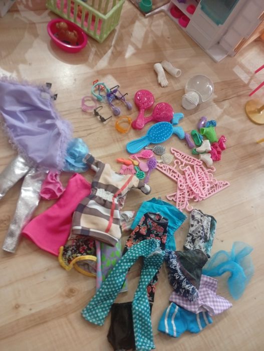 Składany domek barbie