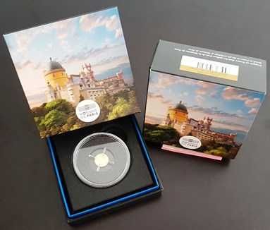 FRANÇA - 5€ em Ouro Unesco - Palácio Nacional da Pena