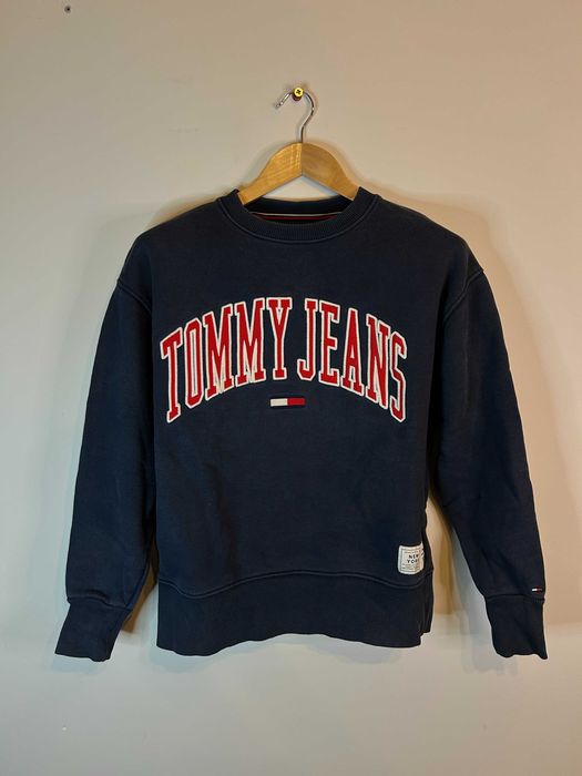 Bluza Tommy Hilfiger granatowa z logiem S