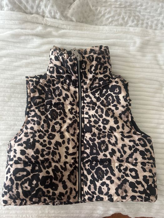Colete Acolchoado Leopardo