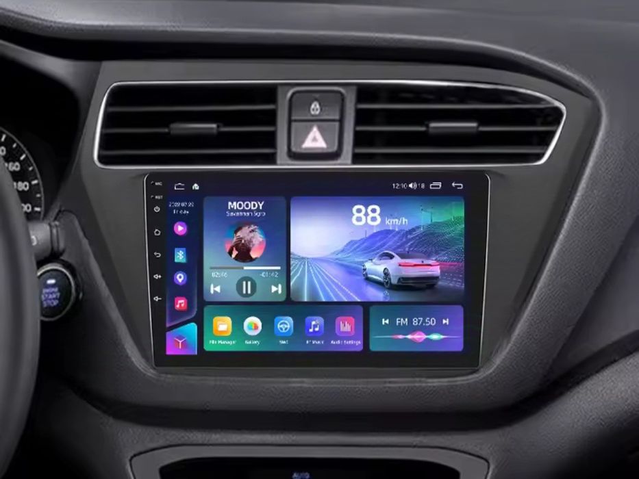 Radio GPS nawigacja kolor 3D dotyk KAMERA hyundai i20 II 2018 android
