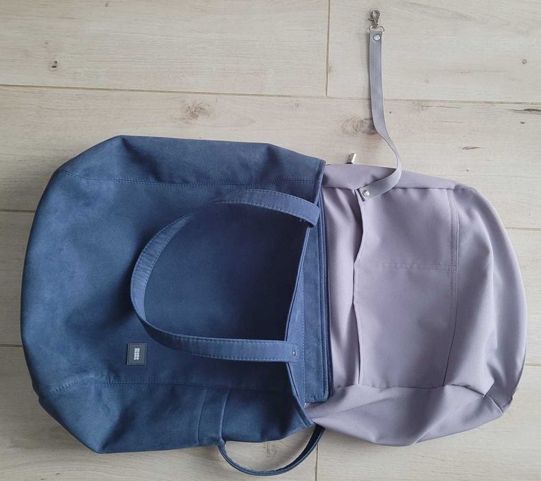 Duża torba Mana model - Diva kolor - jeans