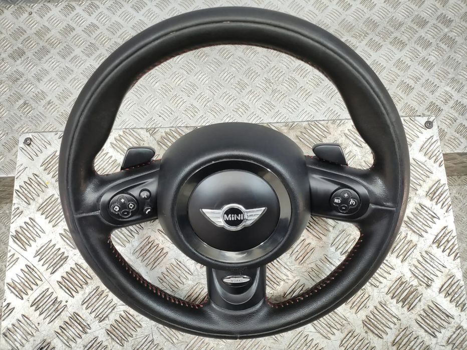 Volante em Pele Airbag Completo Mini Cooper John Cooper Works