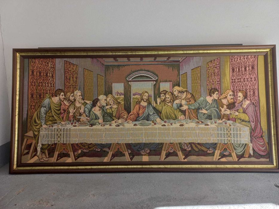 Quadro com moldura da última seia (Bordado)