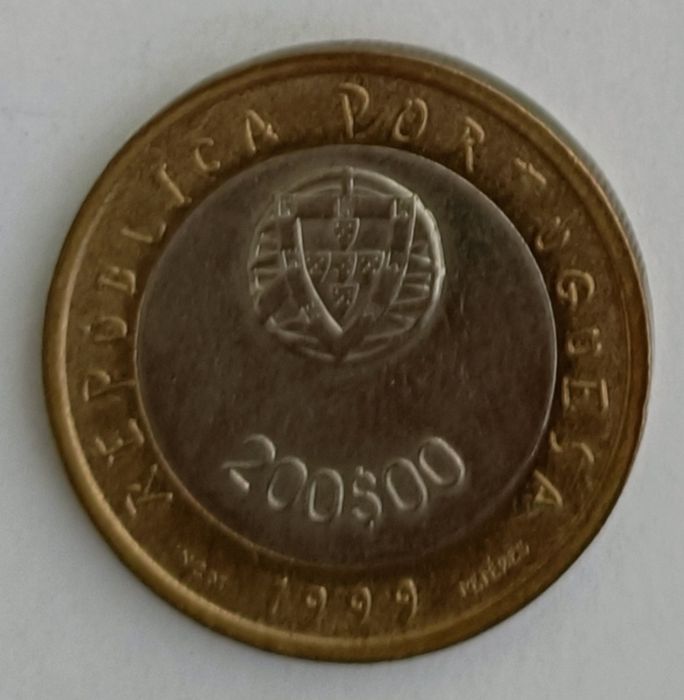 Moedas de Portugal. Escudo. Moedas de 100$00 e 200$00