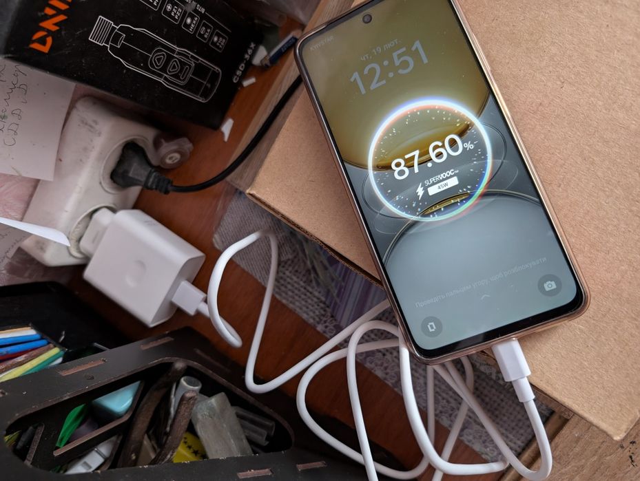 НОВИЙ Швидкісний зарядний пристрій 80W,OnePlus,Oppo,Realme.
