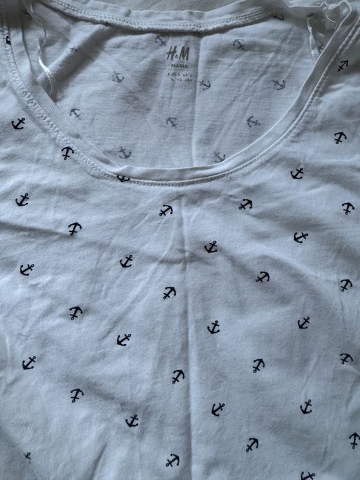 Bluzka damska ciążowa kotwice h&m S