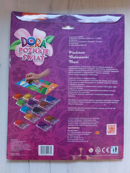 Piaskowe malowanie Maxi NICKELODEON