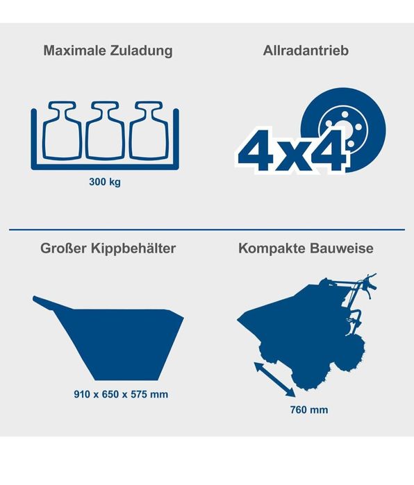 WYNAJEM Wozidło ogrodowe taczka spalinowa mini wywrotka