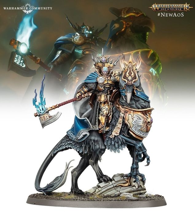Lord Vigilant on Gryph Stalker AOS Stormcast Eternals Warhammer