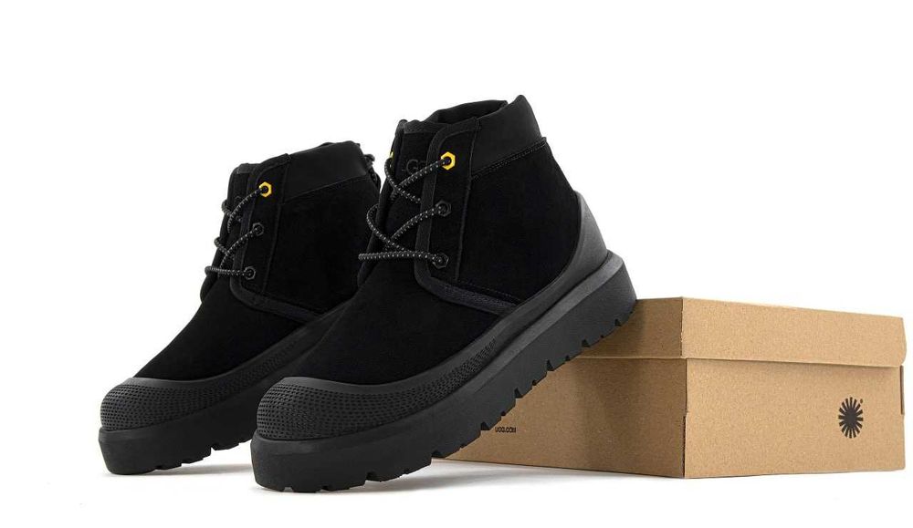 Мужские ботинки UGG Neumel Weather Hybrid Black 40-46 Натур Замша! Хит