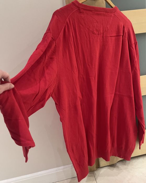 Sweyer meski duzy w serek czerwony Kitaro 2XL/ 3XL