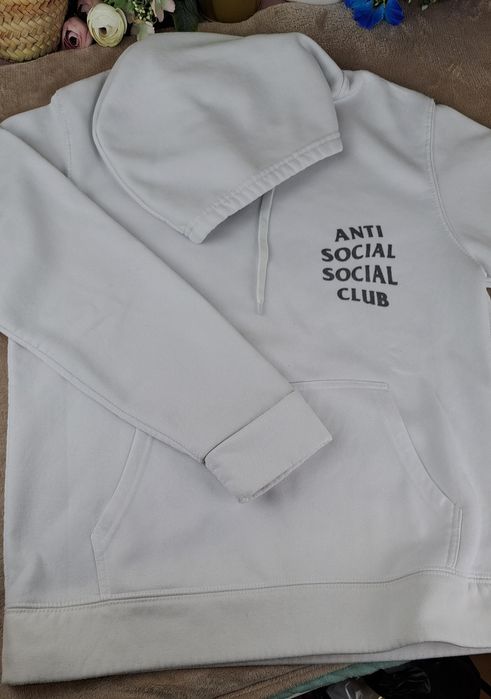 Hoodie branco da Anti Social Social Club
