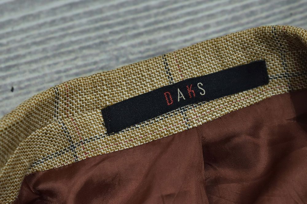 Daks Jedwabno Lniana Marynarka Męska Eu 26 Uk42S