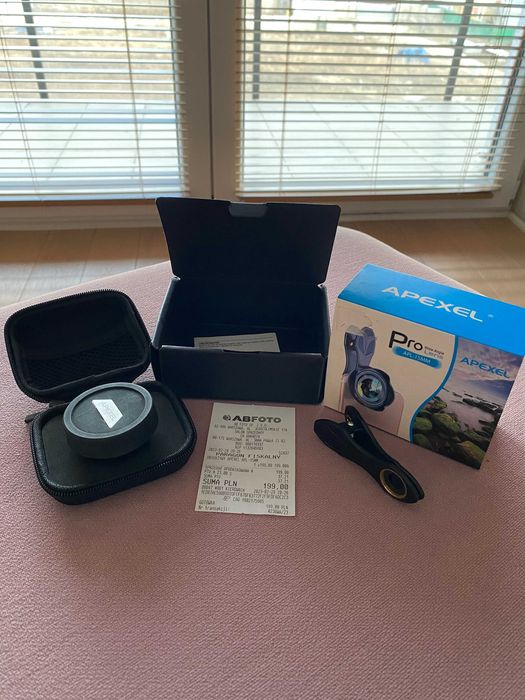 Obiektyw do smartfonów APEXEL APL-15MM 4K Wide Angle Pro