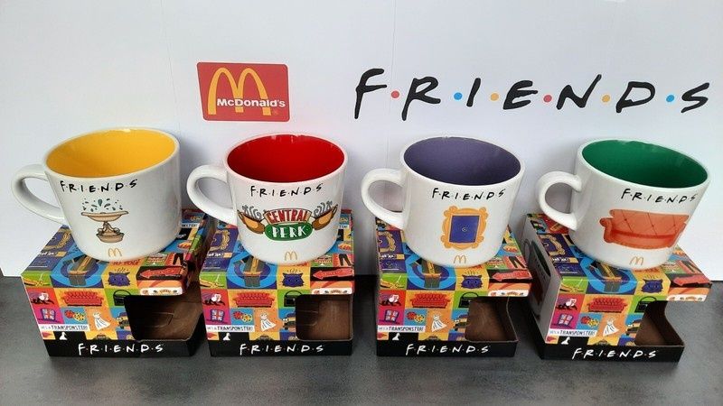Кружки McDonald's Friends вся колекція чашок з серіалу Друзі