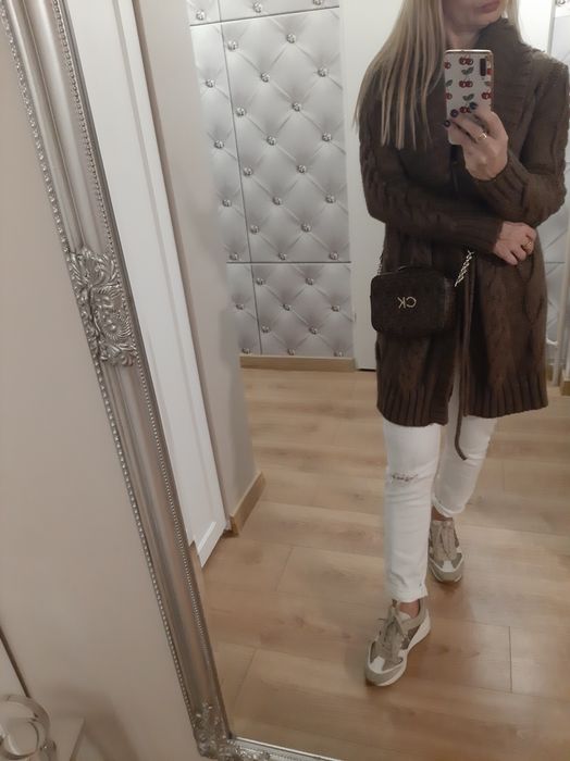 Kardigan wełniany Sisley xs/s