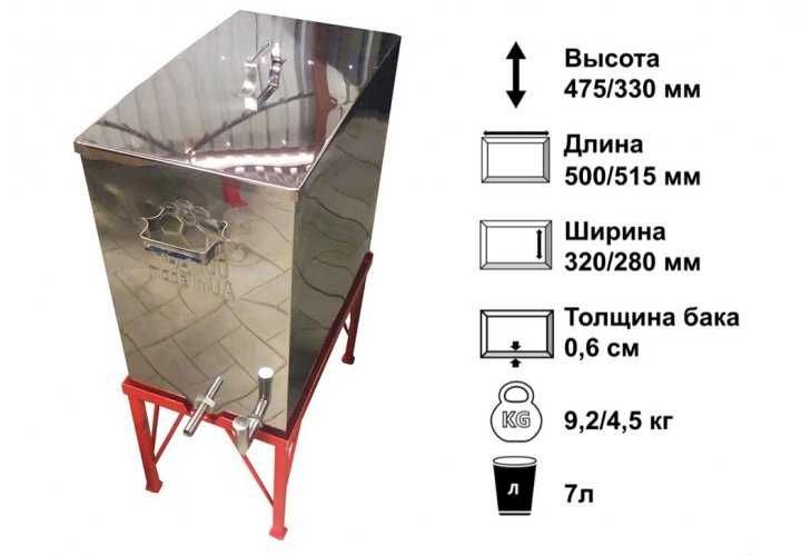 Воскотопка парова. Комплект для видобування перги. Mедогонки 2-3-4х р