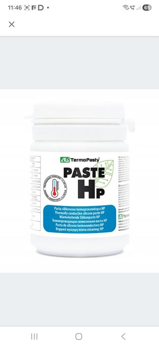 Pasta silikonowa termoprzewodząca HP 100g