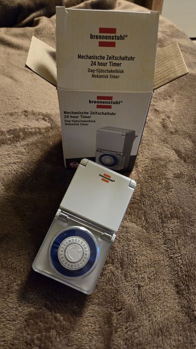 Analogowy Mechaniczny Programator Czasowy 24H Brennenstuhl MMZ IP44