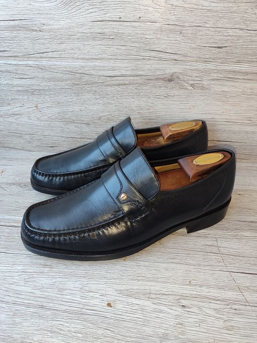 Clarks 43р туфли мужские Новые лоферы кожаные Индия