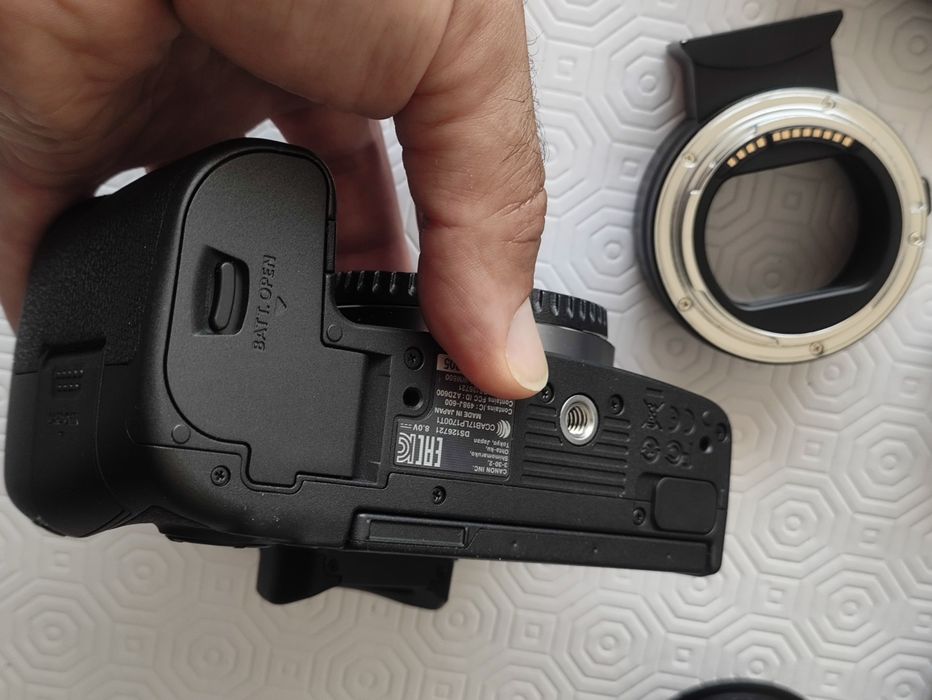 Canon eosR + adapt EF RF em excelente estado