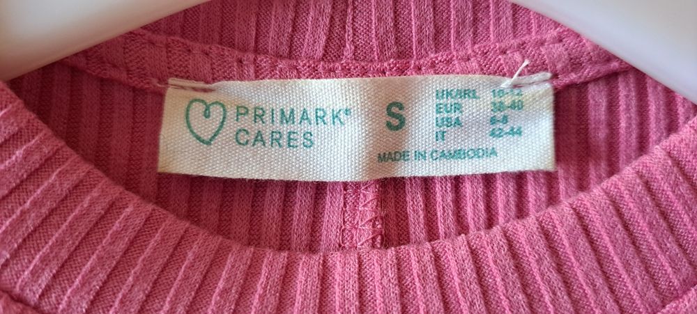 Vestido cor de rosa primark s
