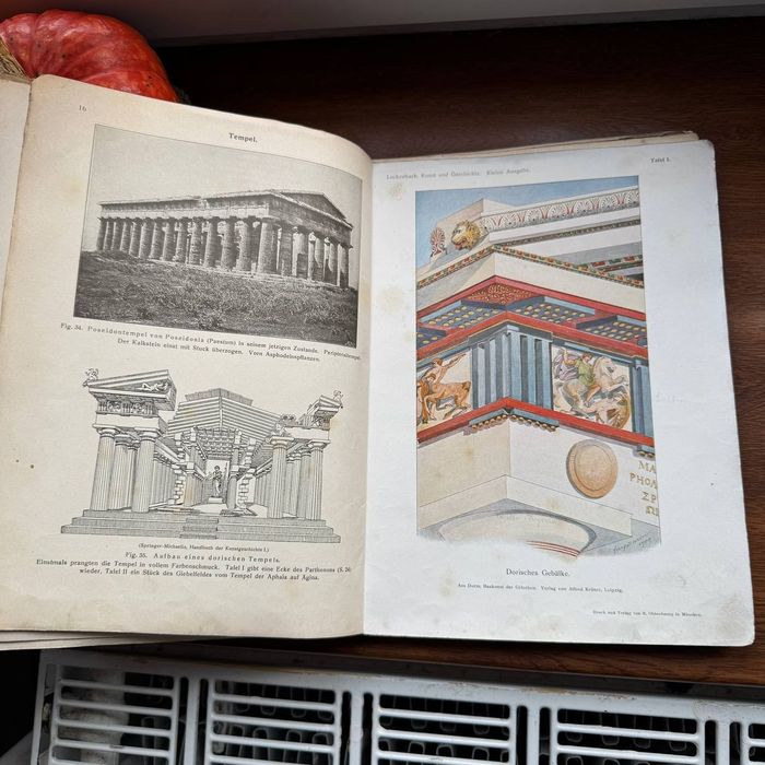 Książka Kunst und Geschichte, Kleine Ausgabe, 1910 r. O Sztuce