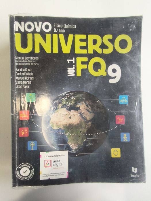 Novo Universo FQ 9 (manual e ca) Físico-Química 9º ano